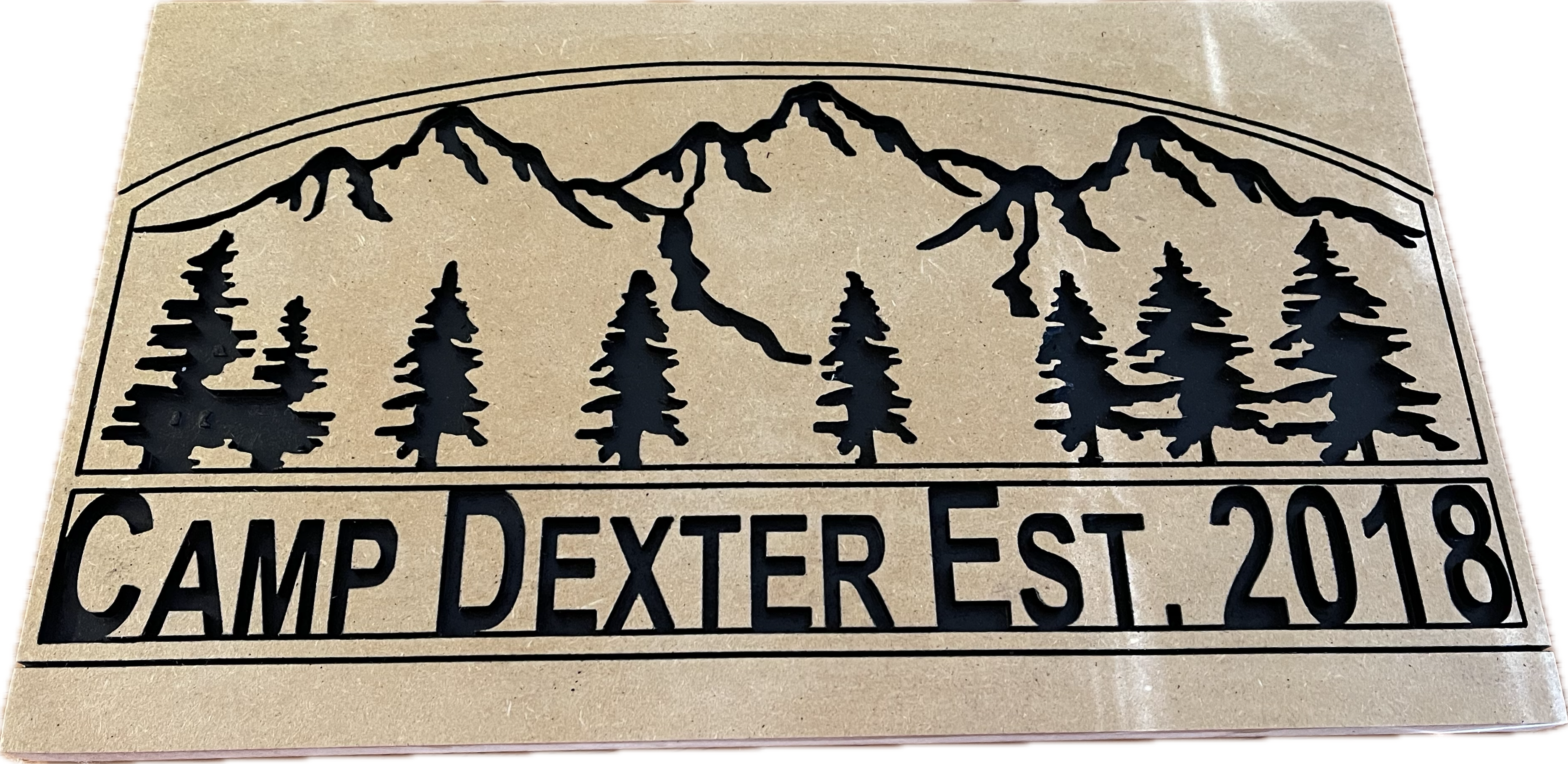 Camp Home Decor Sign